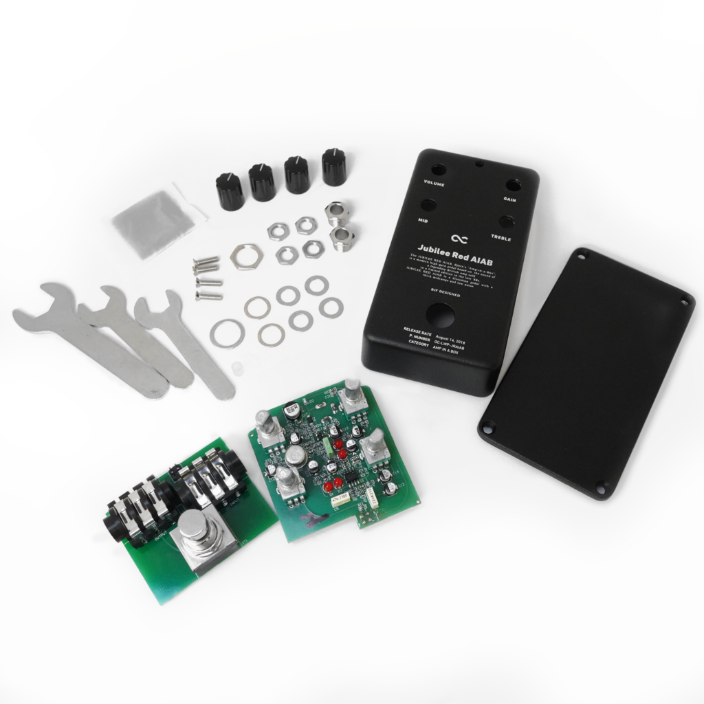 One Control / LWP Series Jubilee Red AIAB Solder Free Pedal Kit