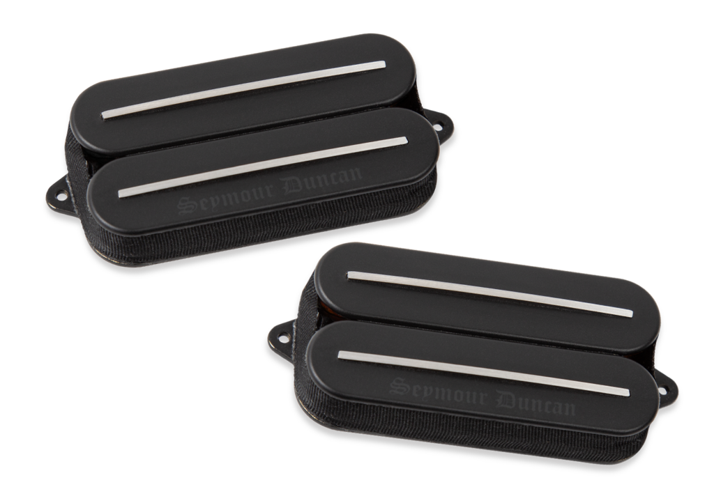 Black Winter Rails High Output Rail Pickups for Metal